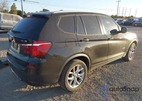 2012 BMW X3 xDrive35I z USA, uszkodzony, nr VIN 5UXWX7C56CL736030
